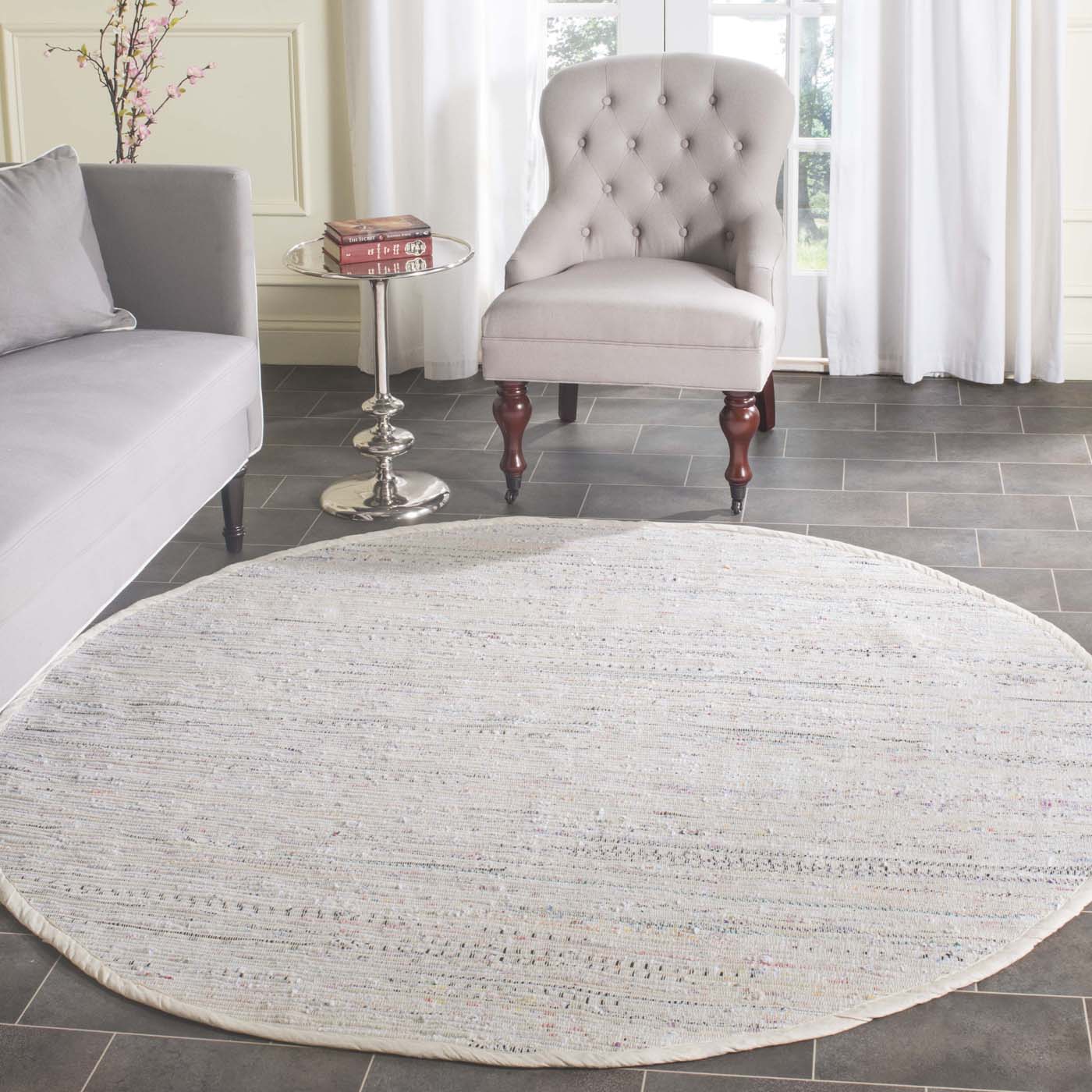 Safavieh Rag Rug 121 Rug, RAR121 - Ivory / Multi