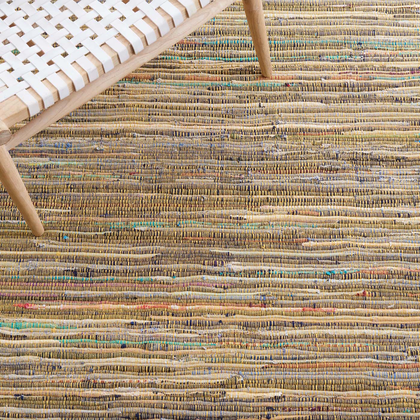 Safavieh Rag Rug 121 Rug, RAR121 - Yellow / Multi