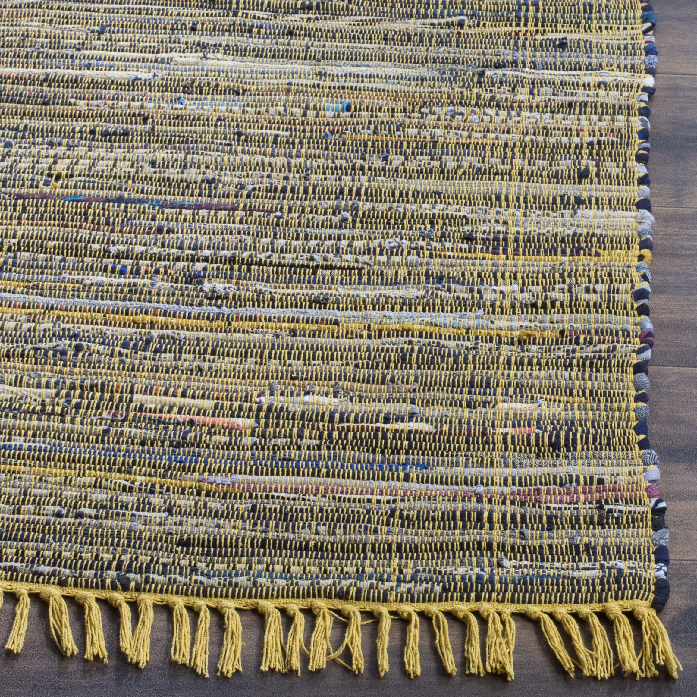 Safavieh Rag Rug 121 Rug, RAR121 - Yellow / Multi