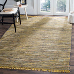 Safavieh Rag Rug 121 Rug, RAR121 - Yellow / Multi