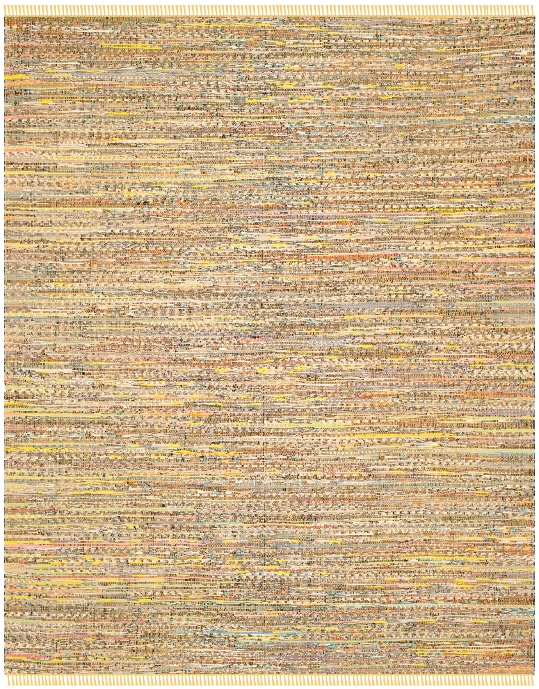 Safavieh Rag Rug 121 Rug, RAR121 - Yellow / Multi