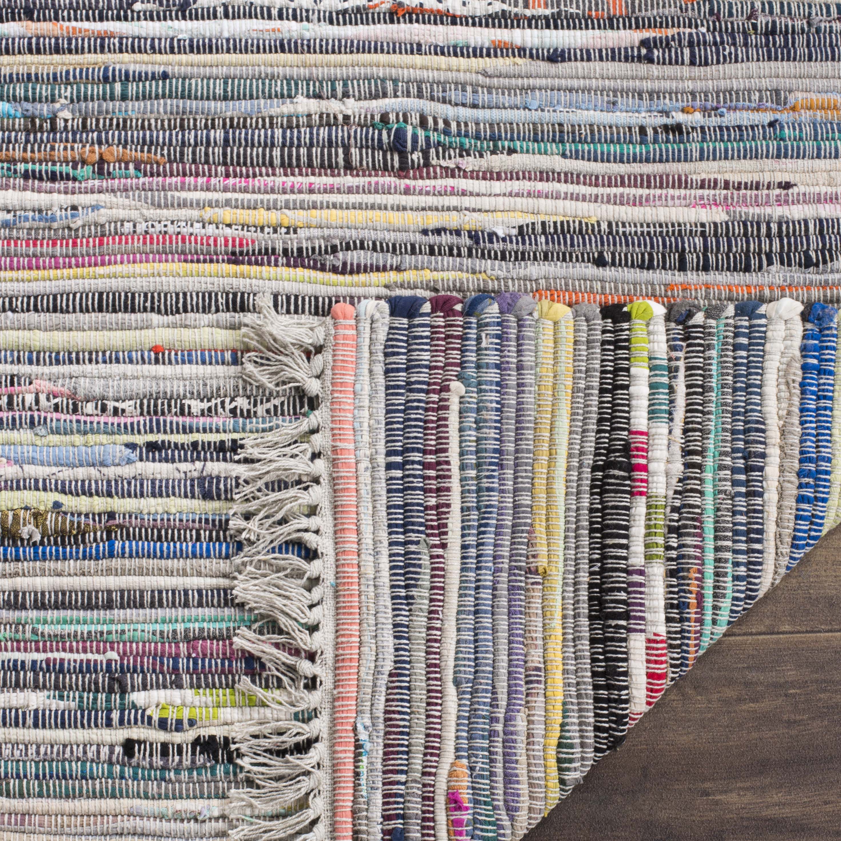 Safavieh Rag Rug 121 Rug, RAR121 - Grey / Multi