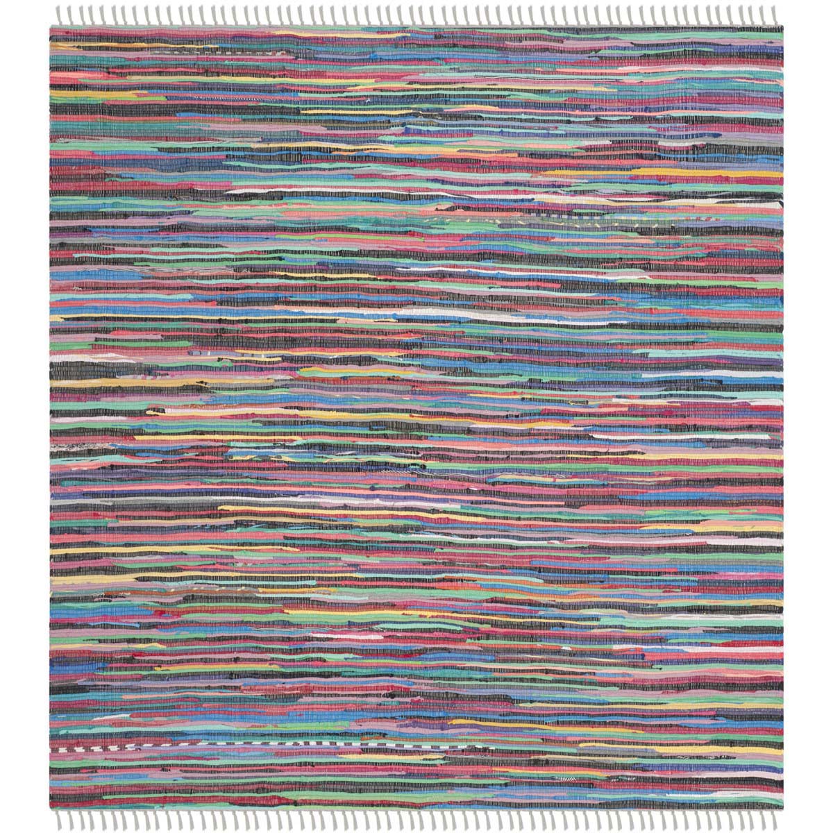 Safavieh Rag Rug 121 Rug, RAR121 - Grey / Multi