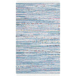 Safavieh Rag 125 Rug, RAR125 - Light Blue / Multi