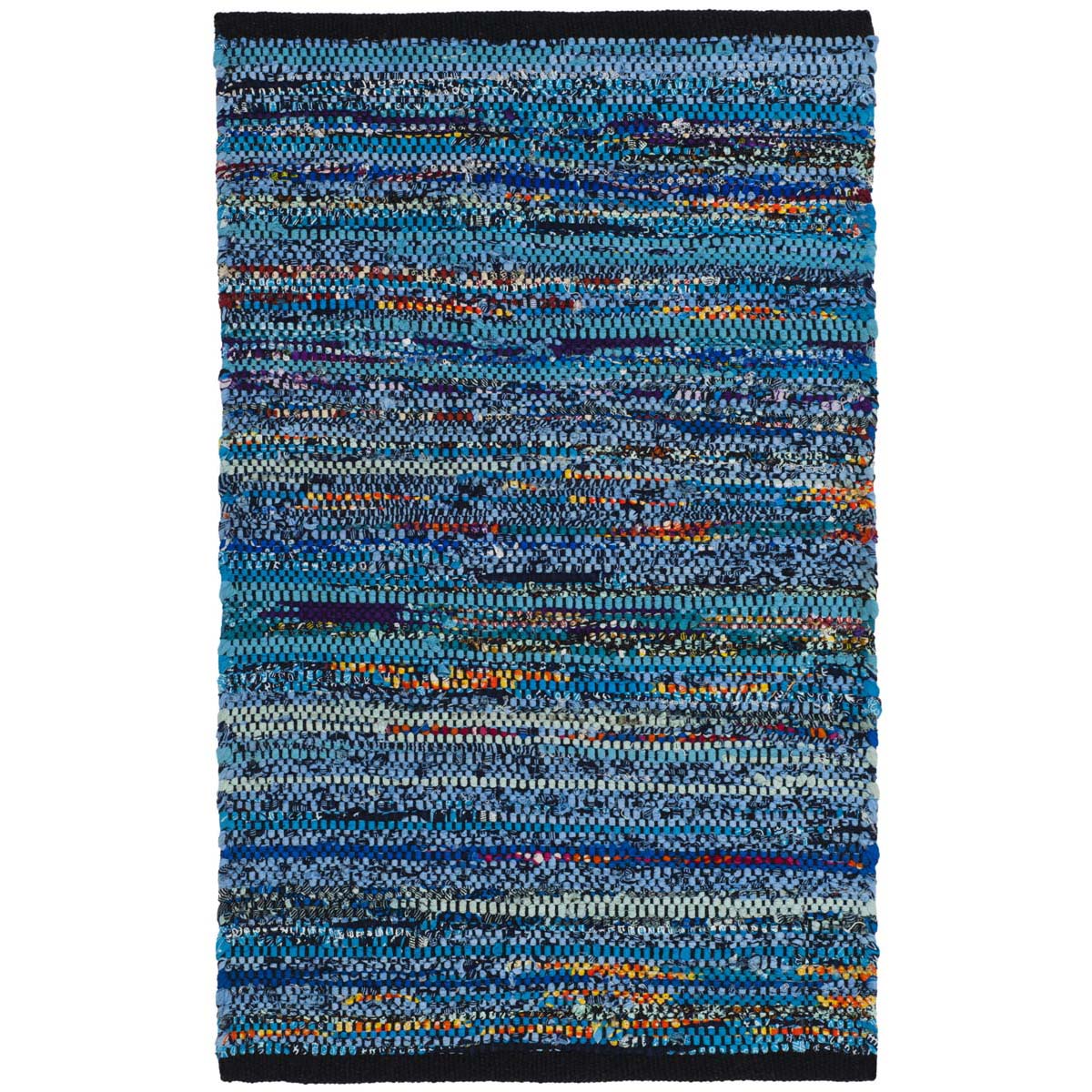 Safavieh Rag 250 Rug, RAR250 - Turquoise / Black
