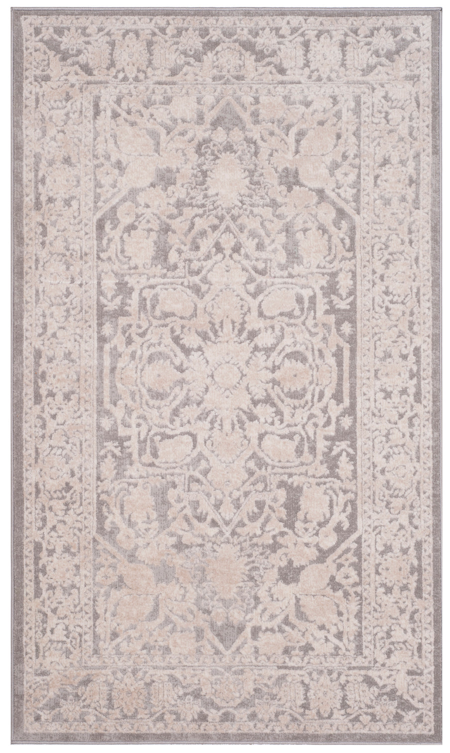 Safavieh Reflection 665 Rug, RFT665 - LIGHT GREY / CREAM