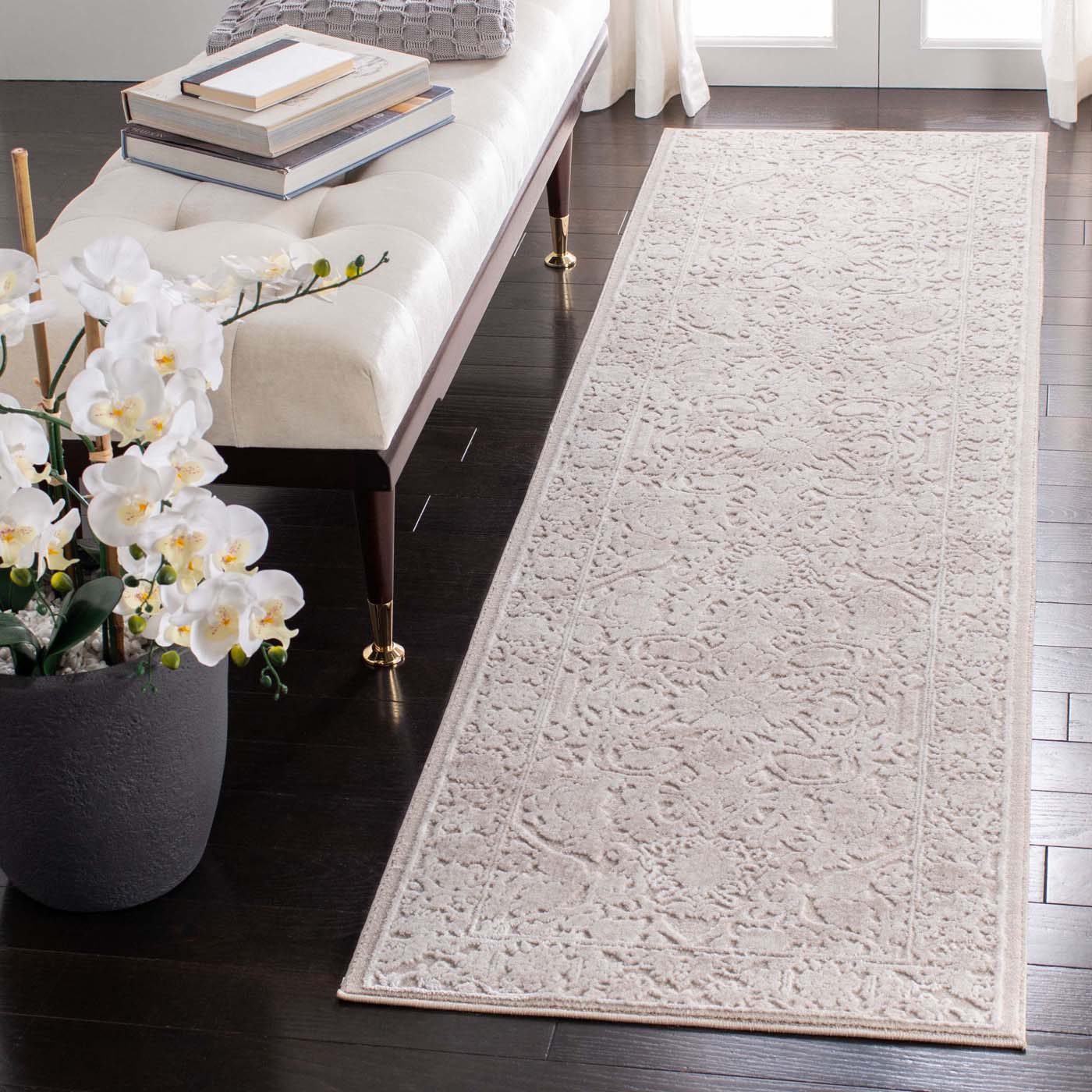 Safavieh Reflection 665 Rug, RFT665 - CREME / IVORY