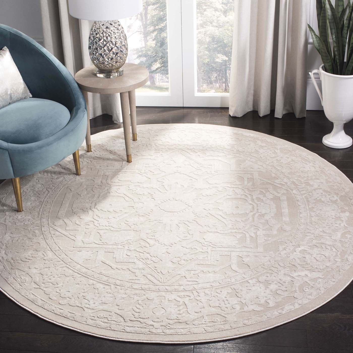 Safavieh Reflection 665 Rug, RFT665 - CREME / IVORY