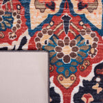 Safavieh Riviera Machine Washable 155 Rug, RIV155 - Red / Navy