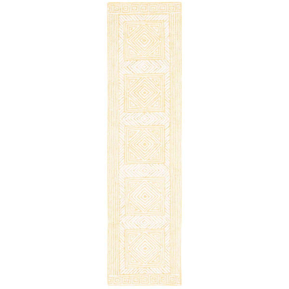 Safavieh Roslyn 352 Rug, ROS352 - Yellow / Ivory