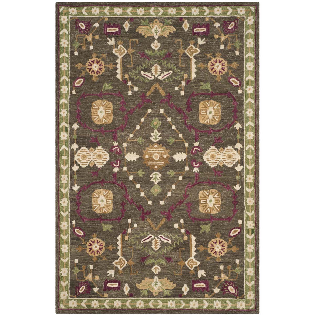 Safavieh Roslyn 535 Rug, ROS535 - Sage / Ivory