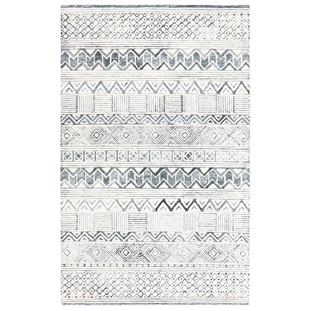 Safavieh Roslyn 802 Rug, ROS802 - Black / Ivory