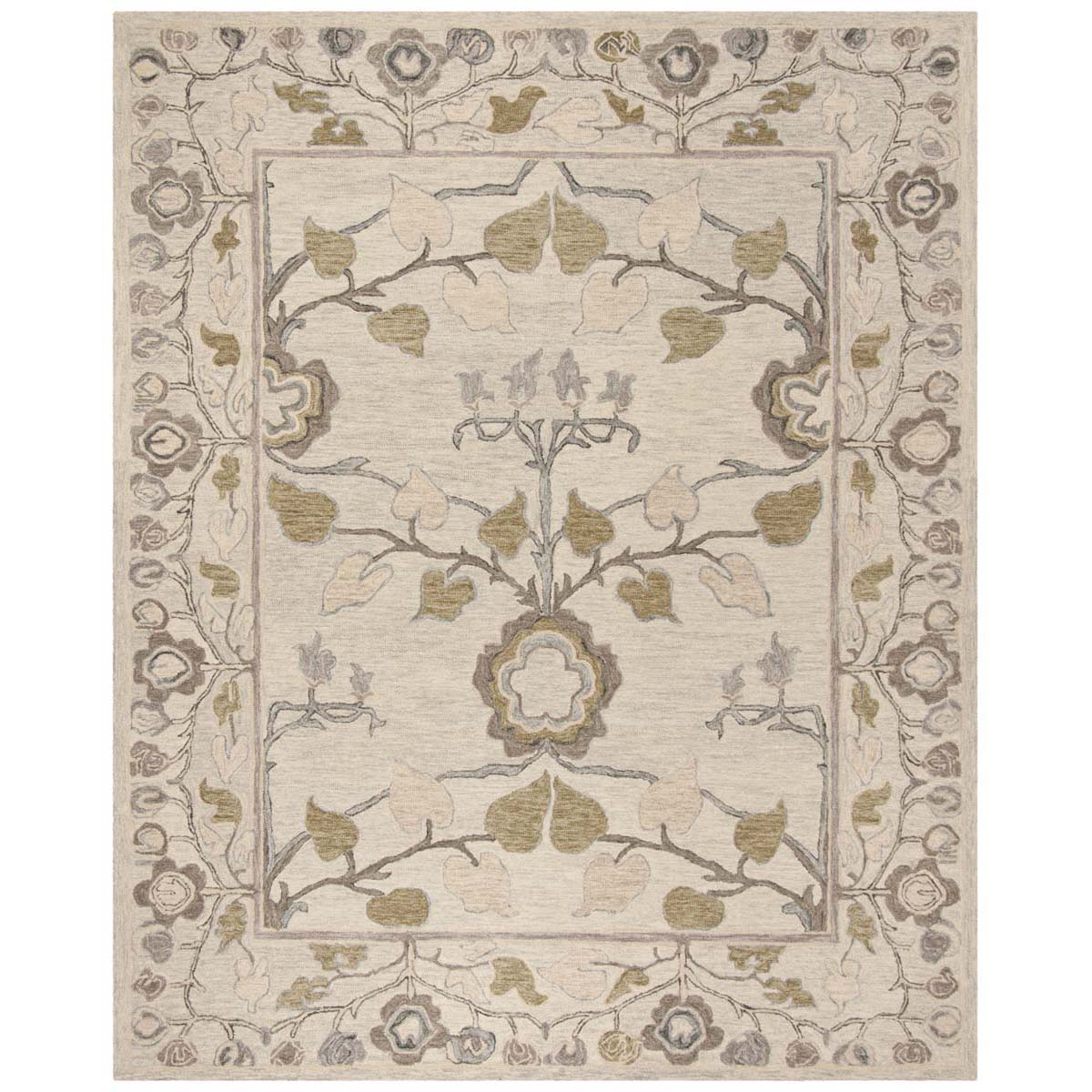 Safavieh Roslyn 908 Rug, ROS908 - Light Grey / Multi