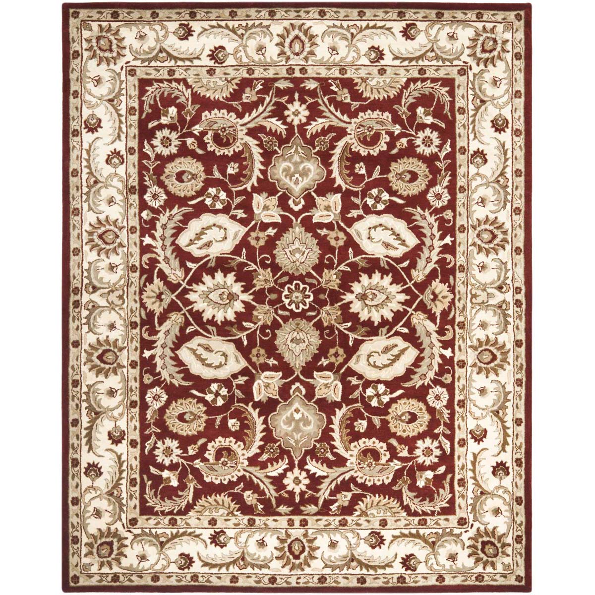 Safavieh Royalty 244 Rug, ROY244 - Red / Ivory