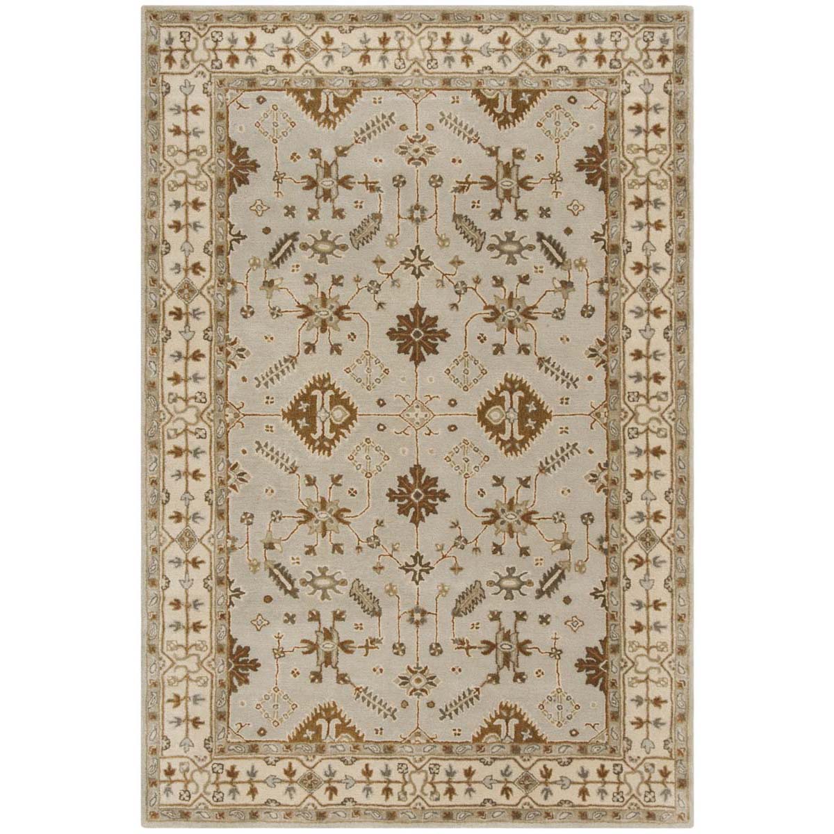 Safavieh Royalty 870 Rug, ROY870 - Light Grey / Cream