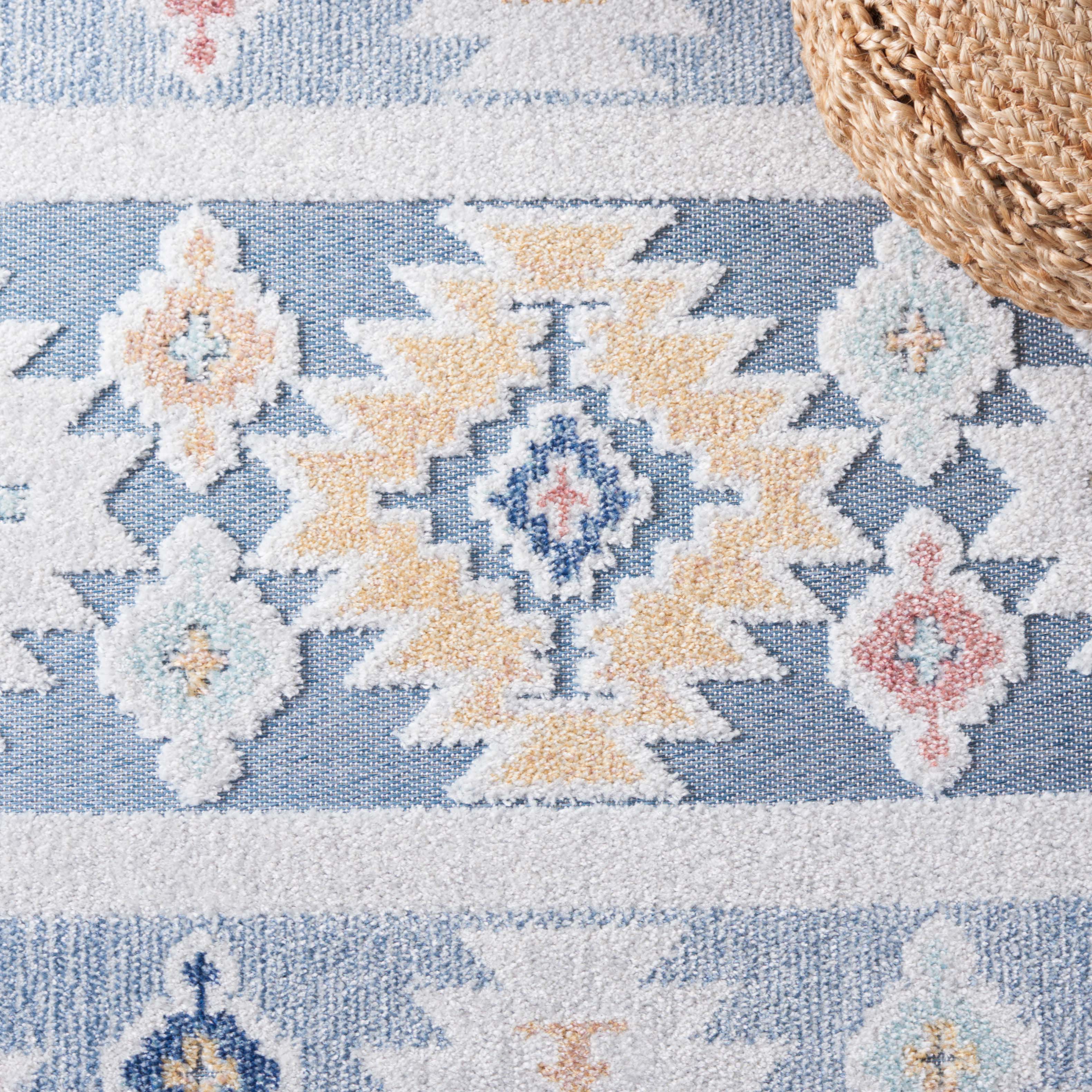 Safavieh Sarasota 114 Rug, SAR114 - Light Blue / Grey