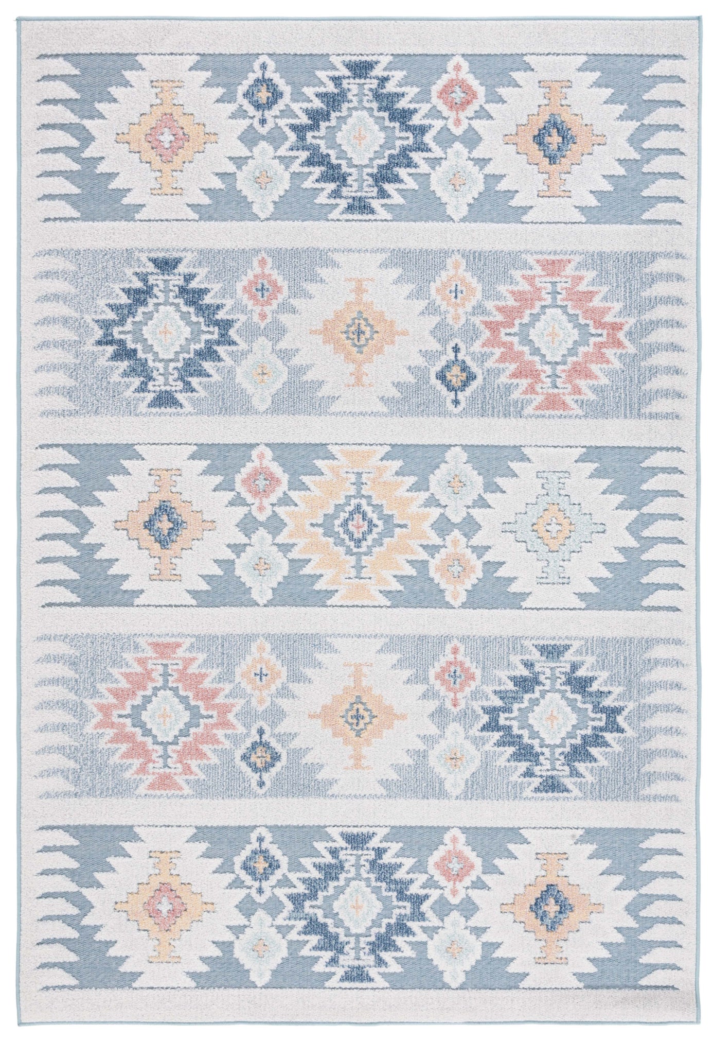 Safavieh Sarasota 114 Rug, SAR114 - Light Blue / Grey