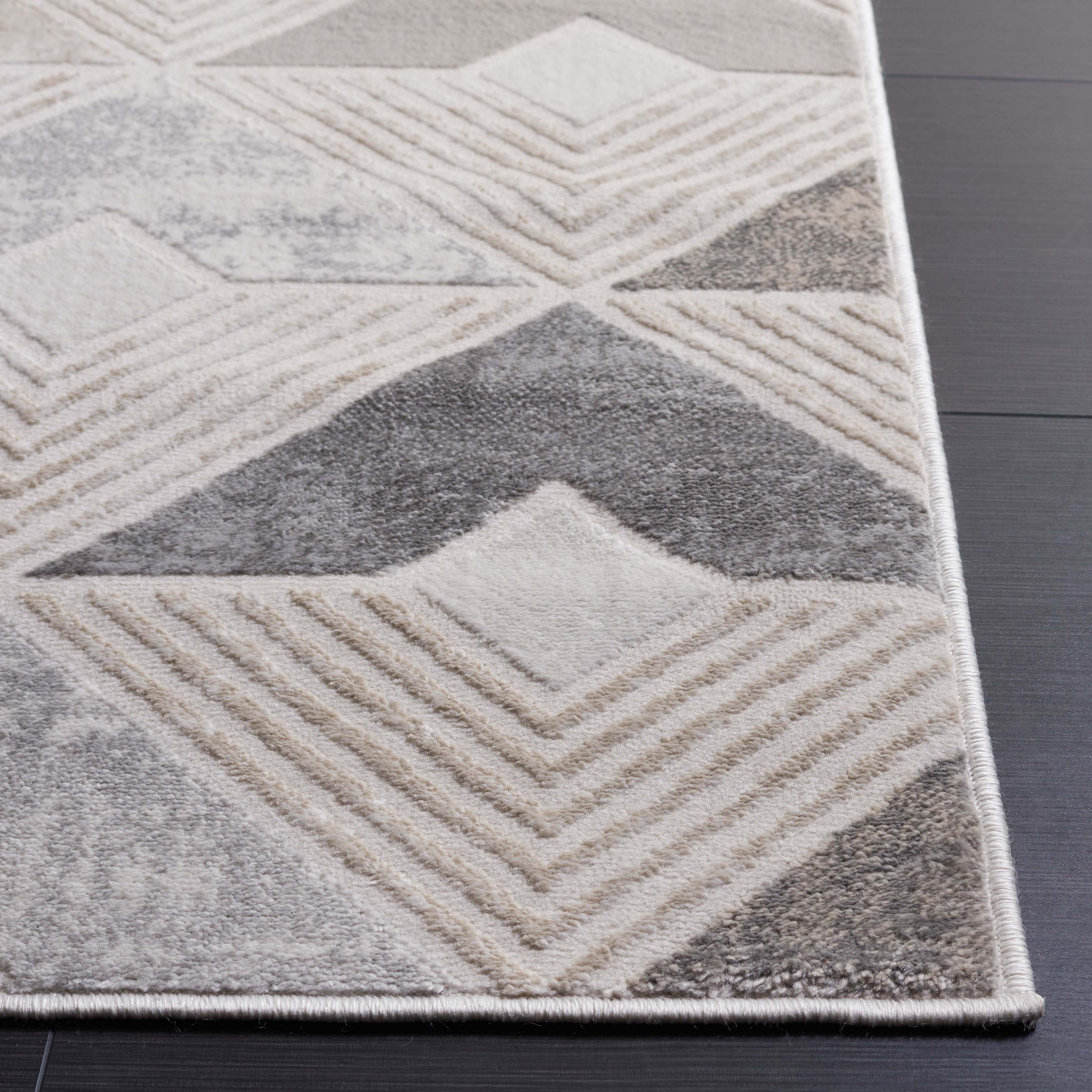 Safavieh Saylor 101 Rug, SAY101 - Grey / Dark Grey