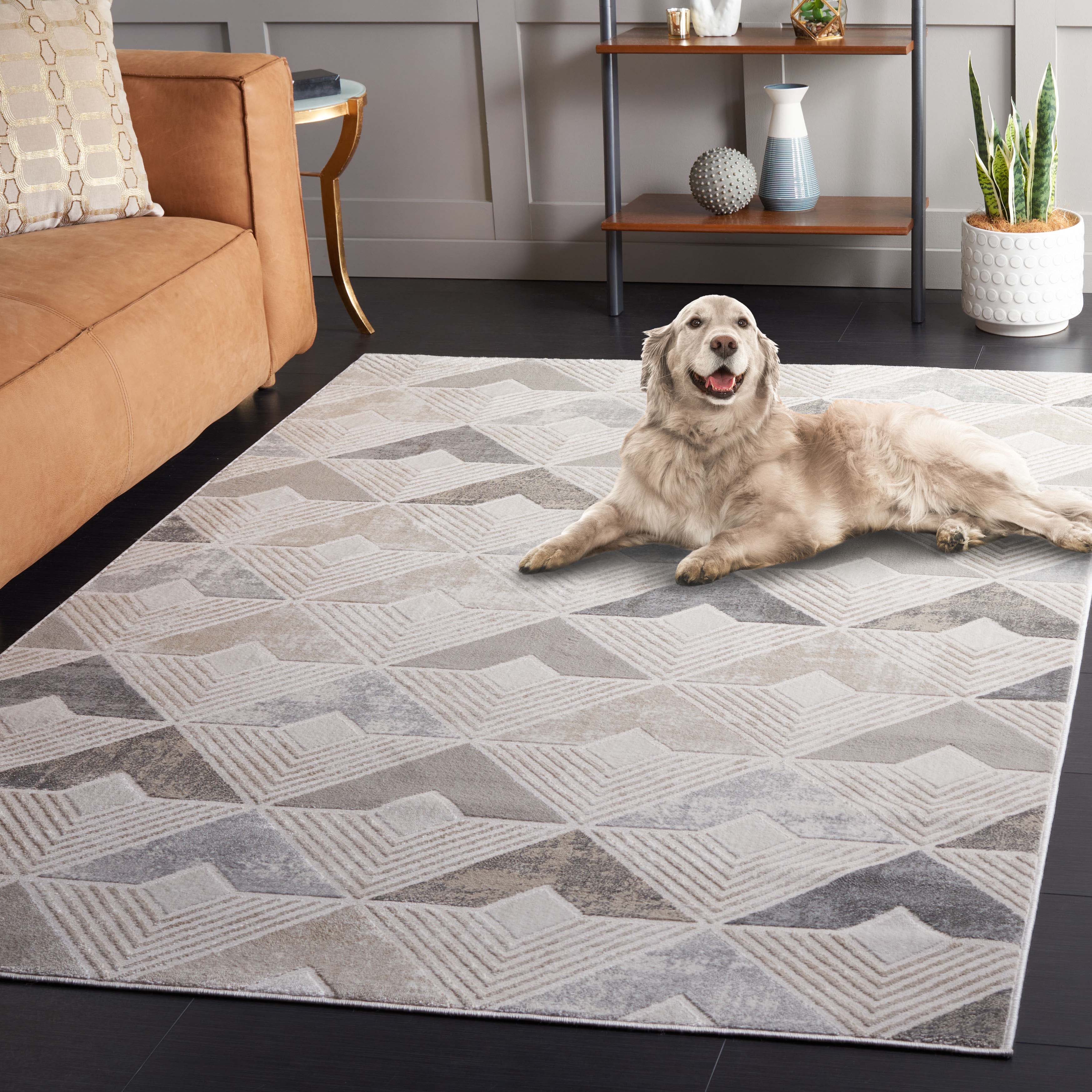 Safavieh Saylor 101 Rug, SAY101 - Grey / Dark Grey