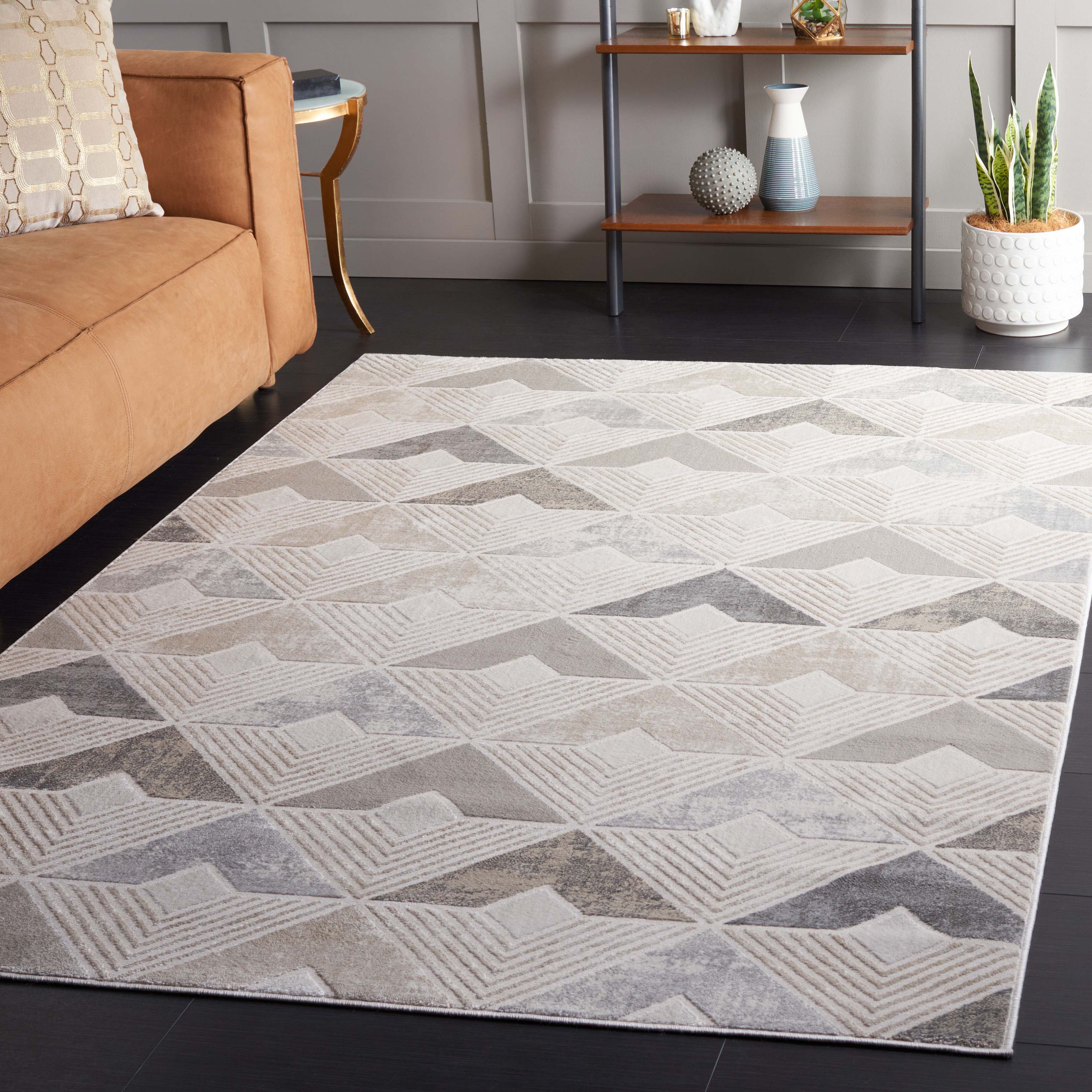 Safavieh Saylor 101 Rug, SAY101 - Grey / Dark Grey