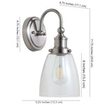 Brush Nickel/Clear - Brush Nickel/Clear