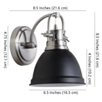 Brush Nickel/Black - Brush Nickel/Black