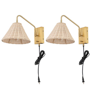 Safavieh Tressa Wall Sconce W/ USB Port(Set of 2), SCN4078