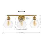 Safavieh Amani Wall Sconce , SCN4134 - Brass / Clear