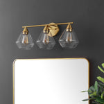 Safavieh Amani Wall Sconce , SCN4134 - Brass / Clear