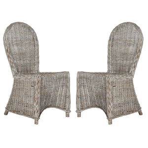 Safavieh Idola 19''H Wicker Dining Chair(Set of 2), SEA7004