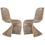 Safavieh Cilombo 19''H Wicker Dining Chair, SEA7007