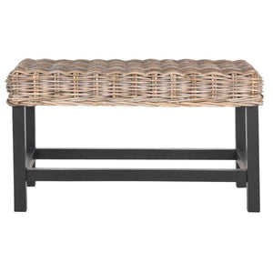 Safavieh Omari Wicker Bench , SEA7014