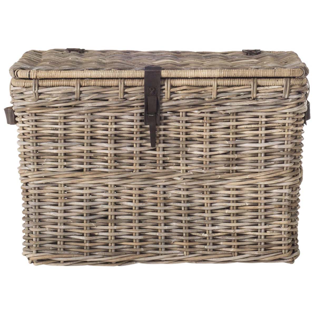 Safavieh Amancio Wicker Trunk , SEA7021 - Grey