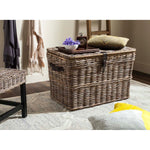 Safavieh Amancio Wicker Trunk , SEA7021 - Grey