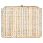 Safavieh Adira Natural White Wash Wicker Nightstand With Drawer And 8H Storage , SEA8002 - White Washed