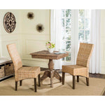 Safavieh Ozias 19''H Wicker Dining Chair, SEA8014 - Natural (Set of 2)