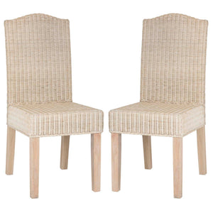 Safavieh Odette 19''H Wicker Dining Chair(Set of 2), SEA8015