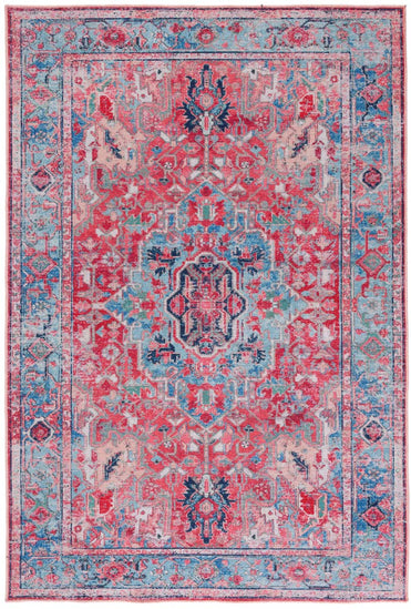 Safavieh Serapi Machine Washable 518 Rug, SEP518 - Light Blue / Red