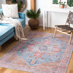 Safavieh Serapi Machine Washable 582 Rug, SEP582 - Blue / Rust