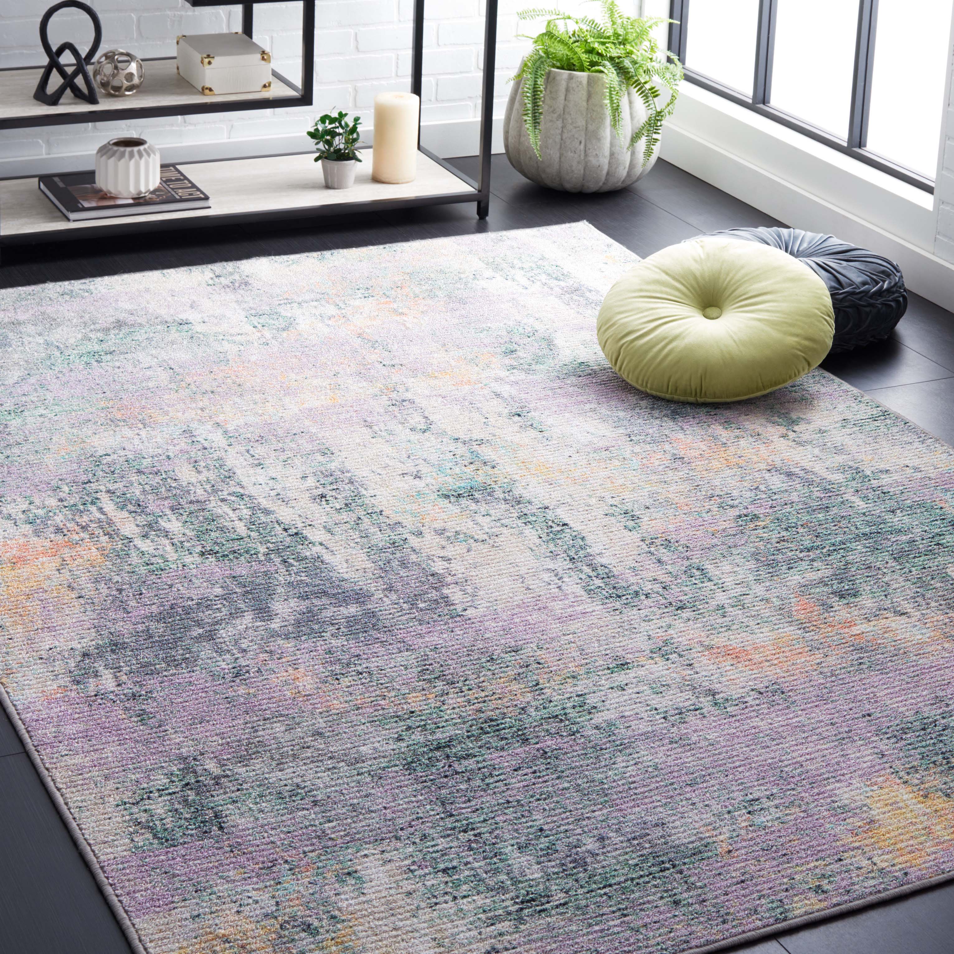 Safavieh Sequoia 101 Rug, SEQ101 - Green / Purple