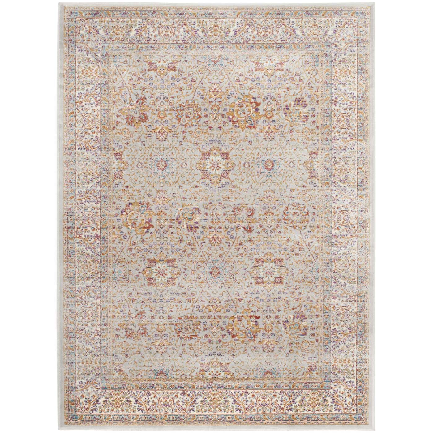 Safavieh Sevilla 810 Rug, SEV810 - Silver / Ivory