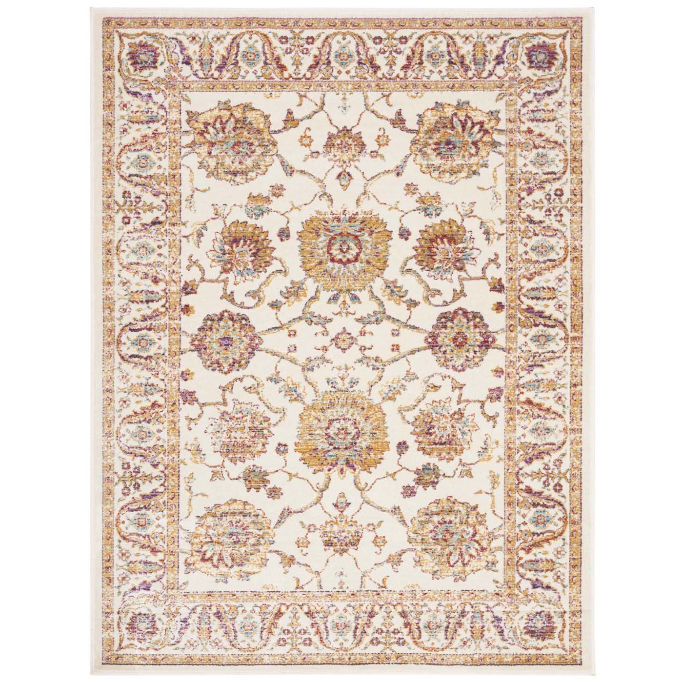 Safavieh Sevilla 811 Rug, SEV811 - Ivory / Multi