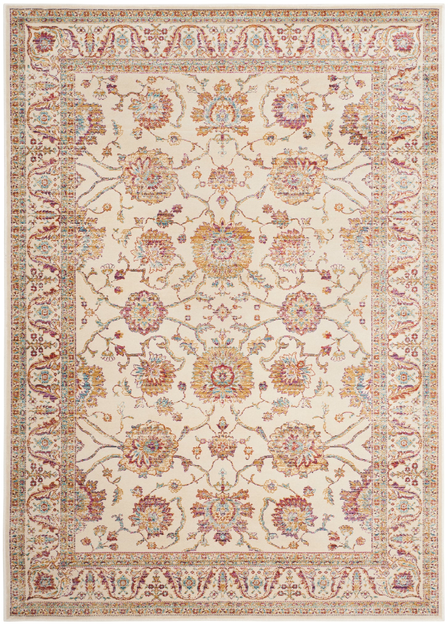 Safavieh Sevilla 811 Rug, SEV811 - Ivory / Multi