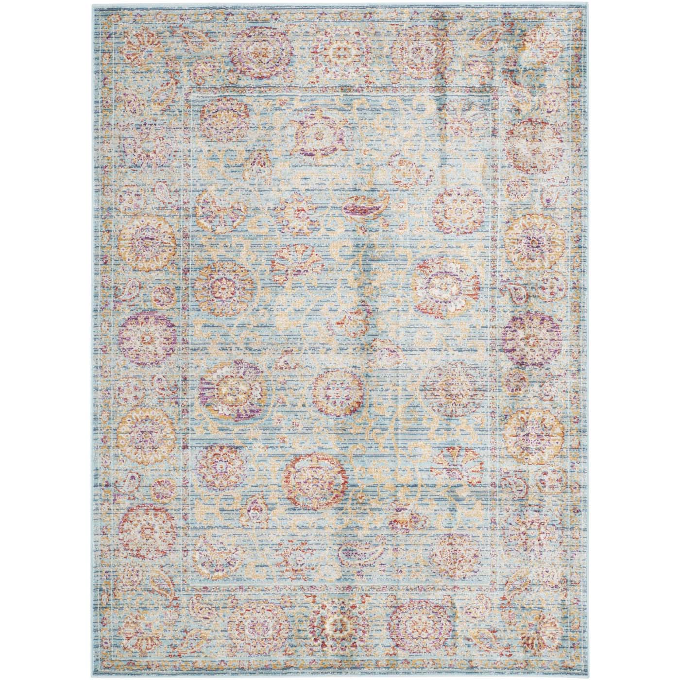Safavieh Sevilla 812 Rug, SEV812 - Light Blue / Multi