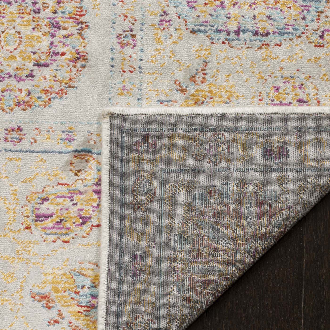 Safavieh Sevilla 812 Rug, SEV812 - Silver / Multi