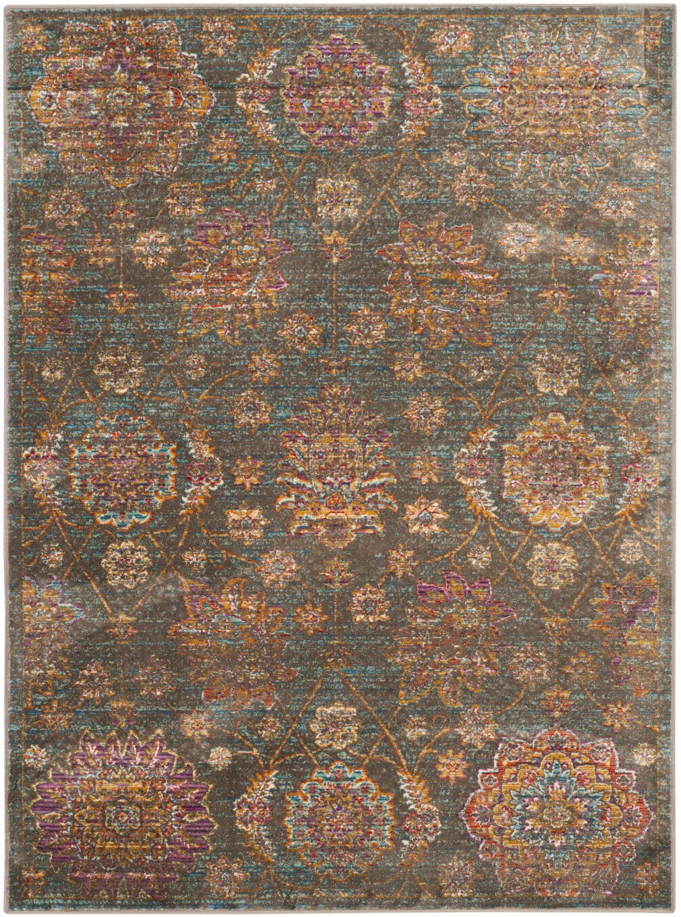 Safavieh Sevilla 814 Rug, SEV814 - Grey / Multi