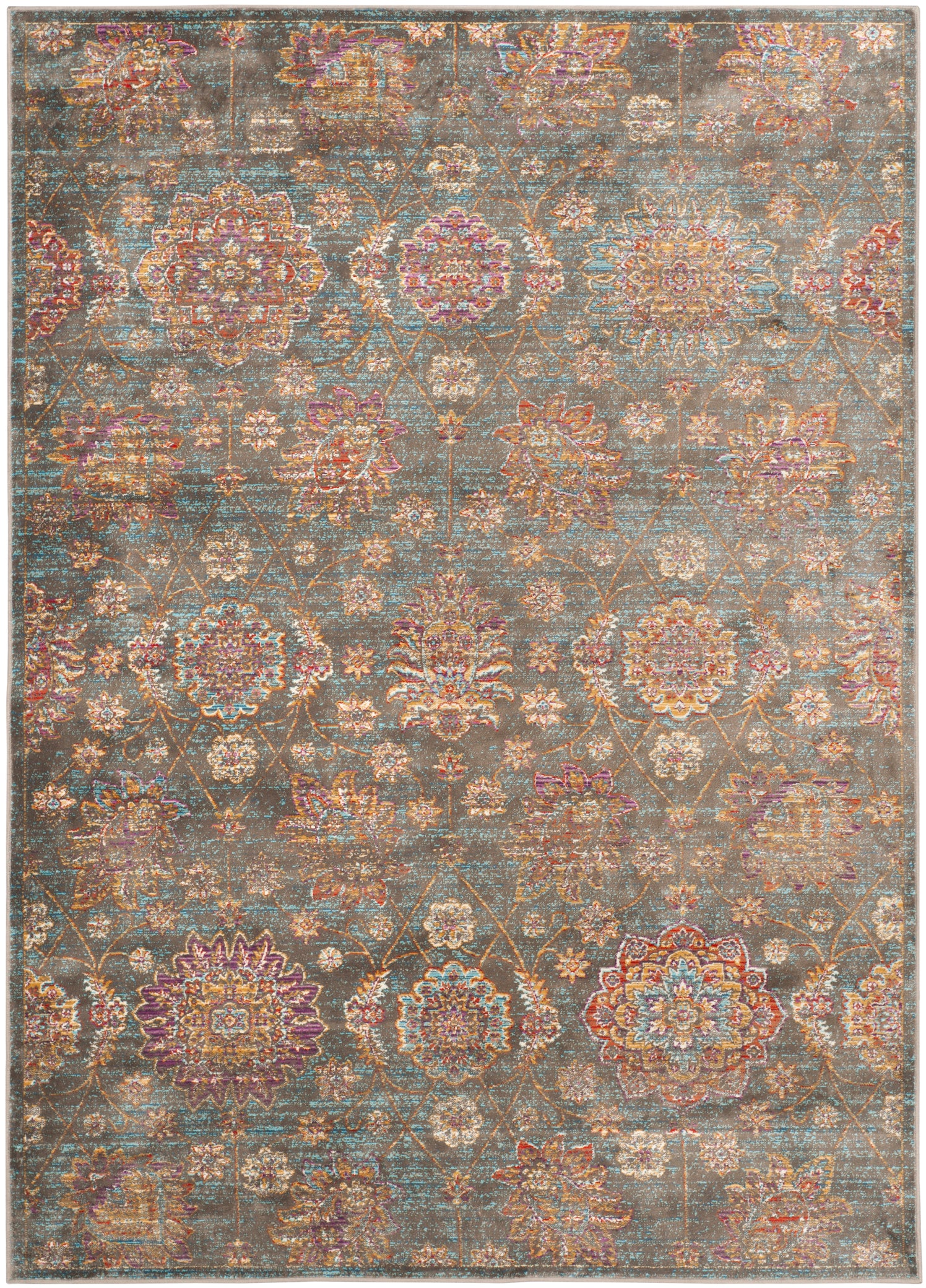 Safavieh Sevilla 814 Rug, SEV814 - Grey / Multi