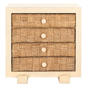Safavieh Couture Rosario Woven Wood Nightstand, SFV1303