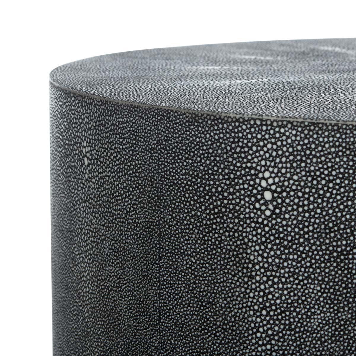 Safavieh Couture Diesel Faux Shagreen End Table - Black