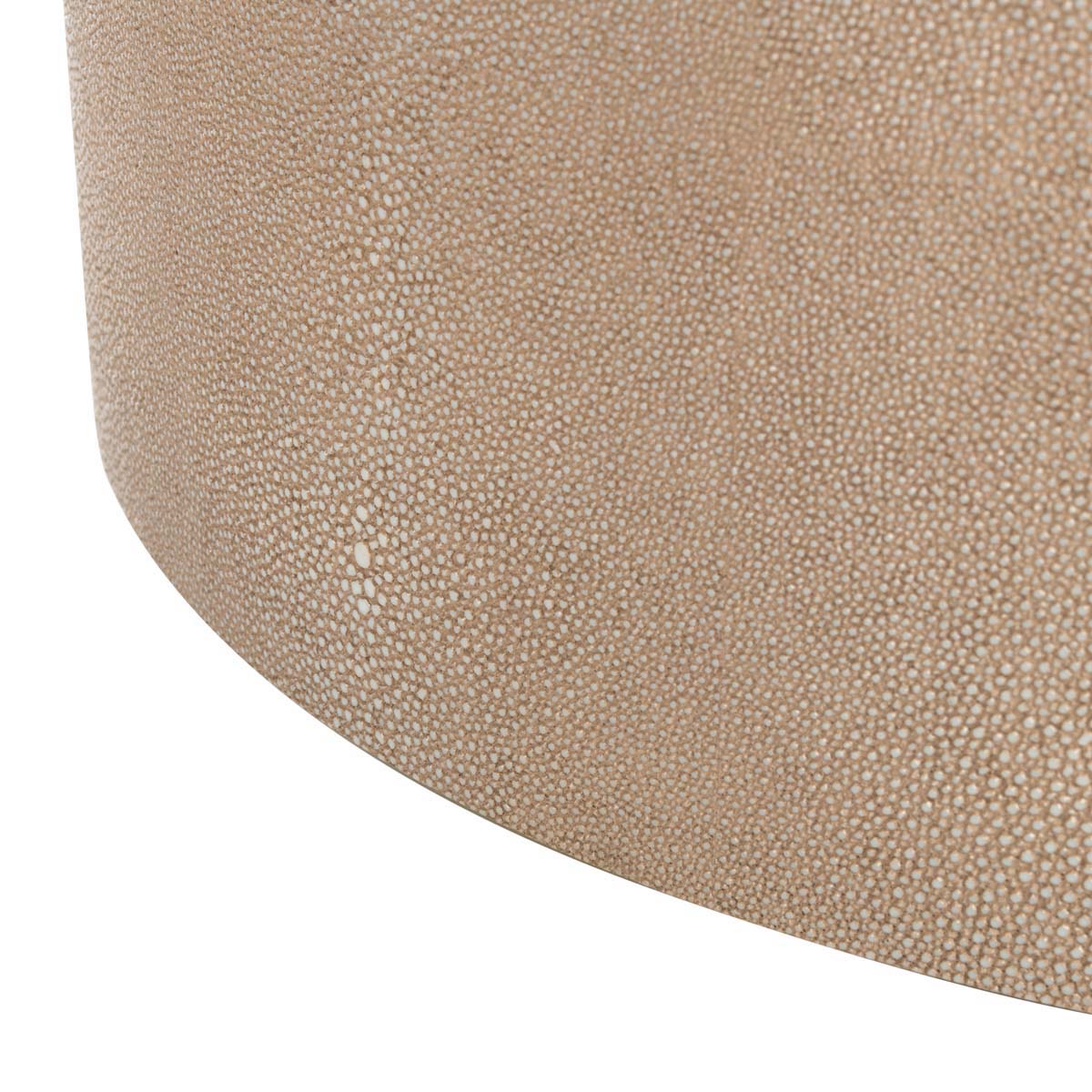 Safavieh Couture Diesel Faux Shagreen End Table - Natural